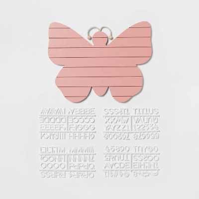 Butterfly Kids' Letterboard - Pillowfort™ 2 Butterfly Kids' Letterboard - Pillowfort™ - Image 2