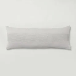16"x42" Slub Center Stripe Oversized Lumbar Bed Pillow - Hearth & Hand™ With Magnolia -Decoration Serie Store GUEST f673eb2c 3be0 4877 abf9 662b5b5573ff