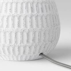 Ceramic Textured Table Lamp Base White - Threshold™ -Decoration Serie Store GUEST fc9f4ede e288 4863 a616 ae078ed887a0